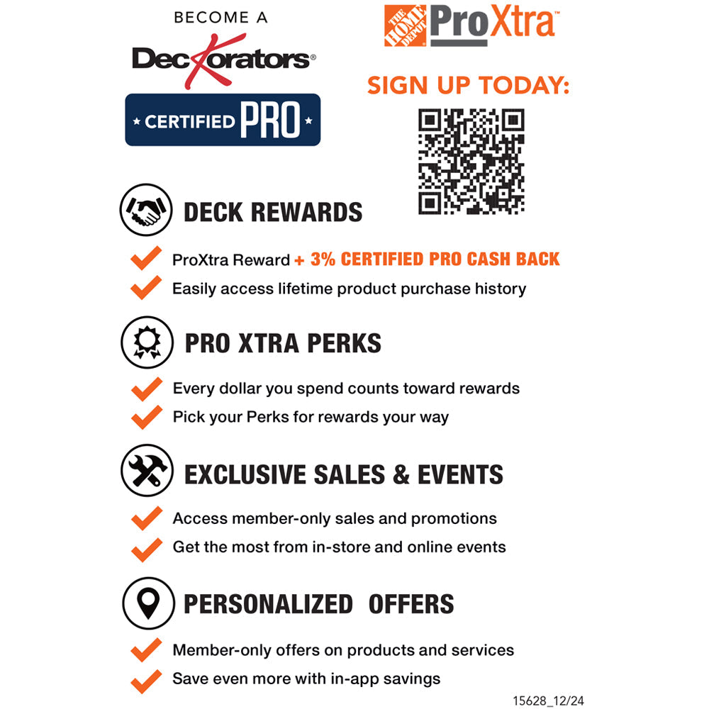 Deckorators Composite Decklng Home Depot Apron Card