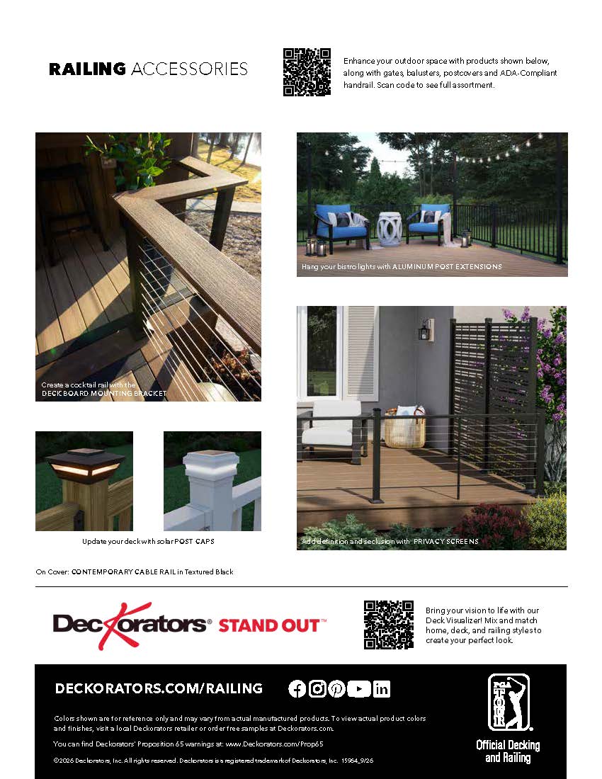 2027 Railing Overview Brochure