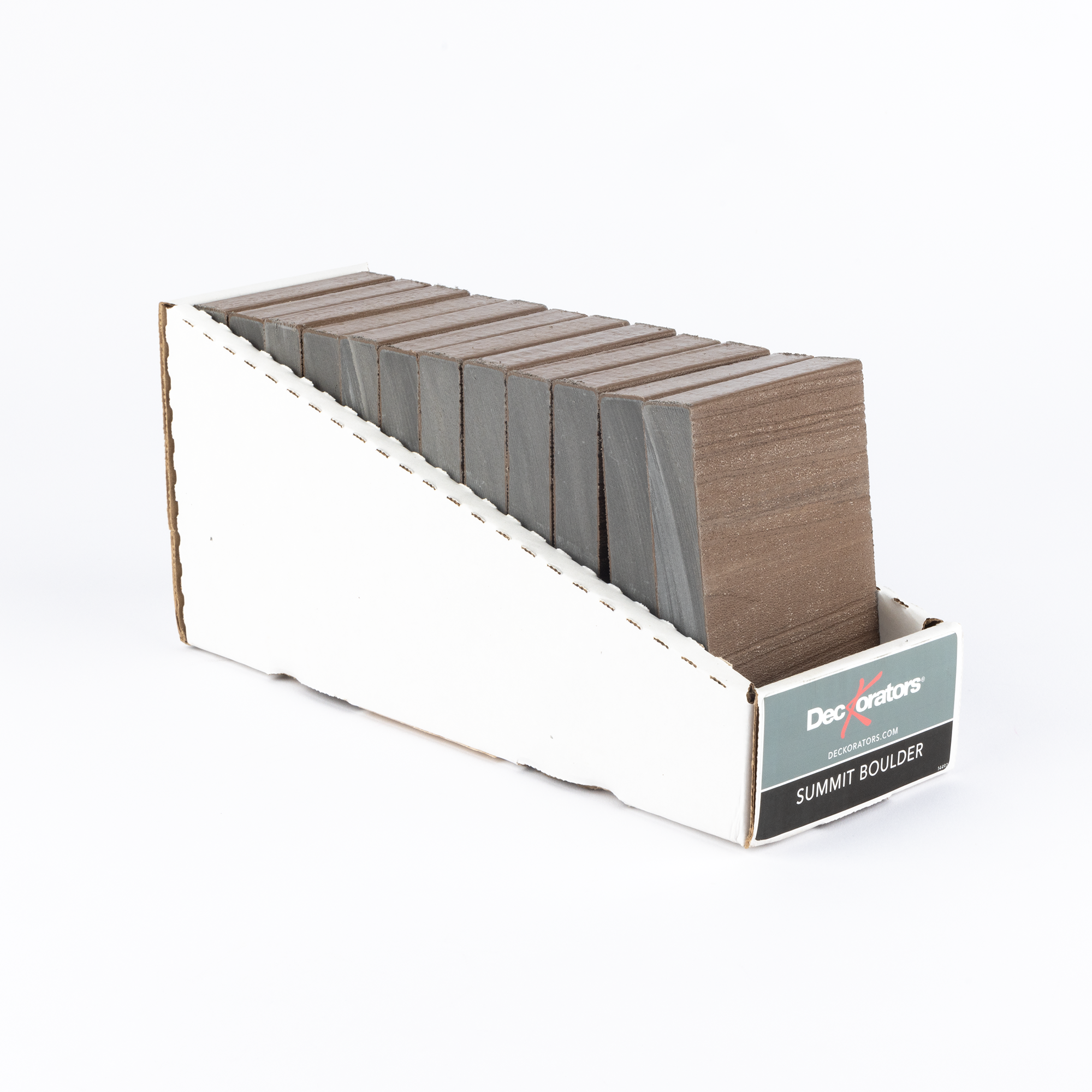 Deckorators Summit Boulder Decking Sample Display Box