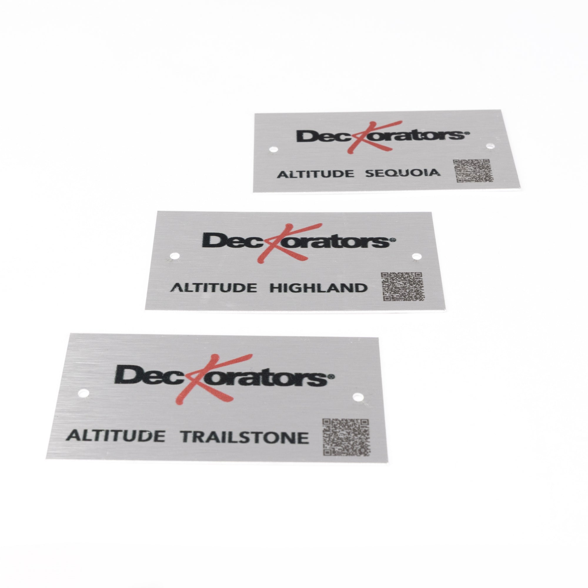 Decking Product Line Aluminum Plaque for Elite Display