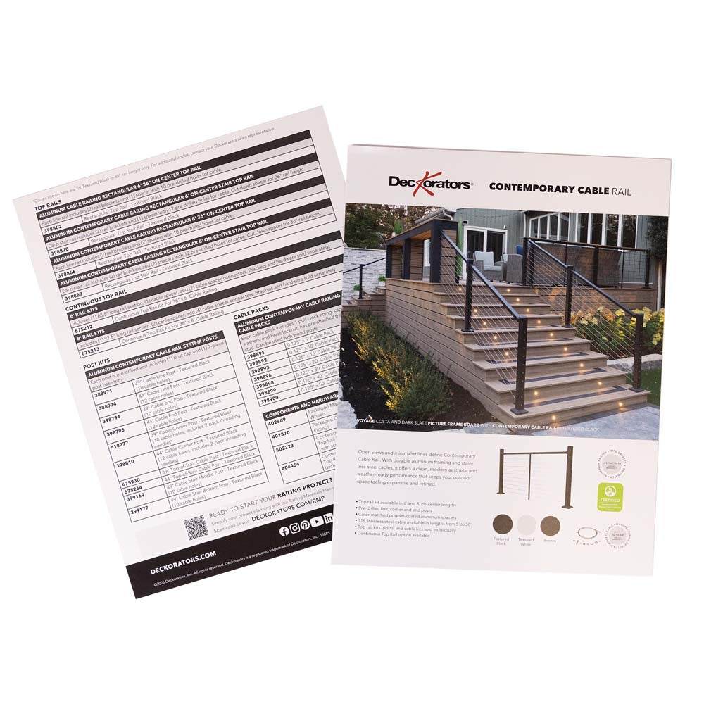 Railing Sell Sheets
