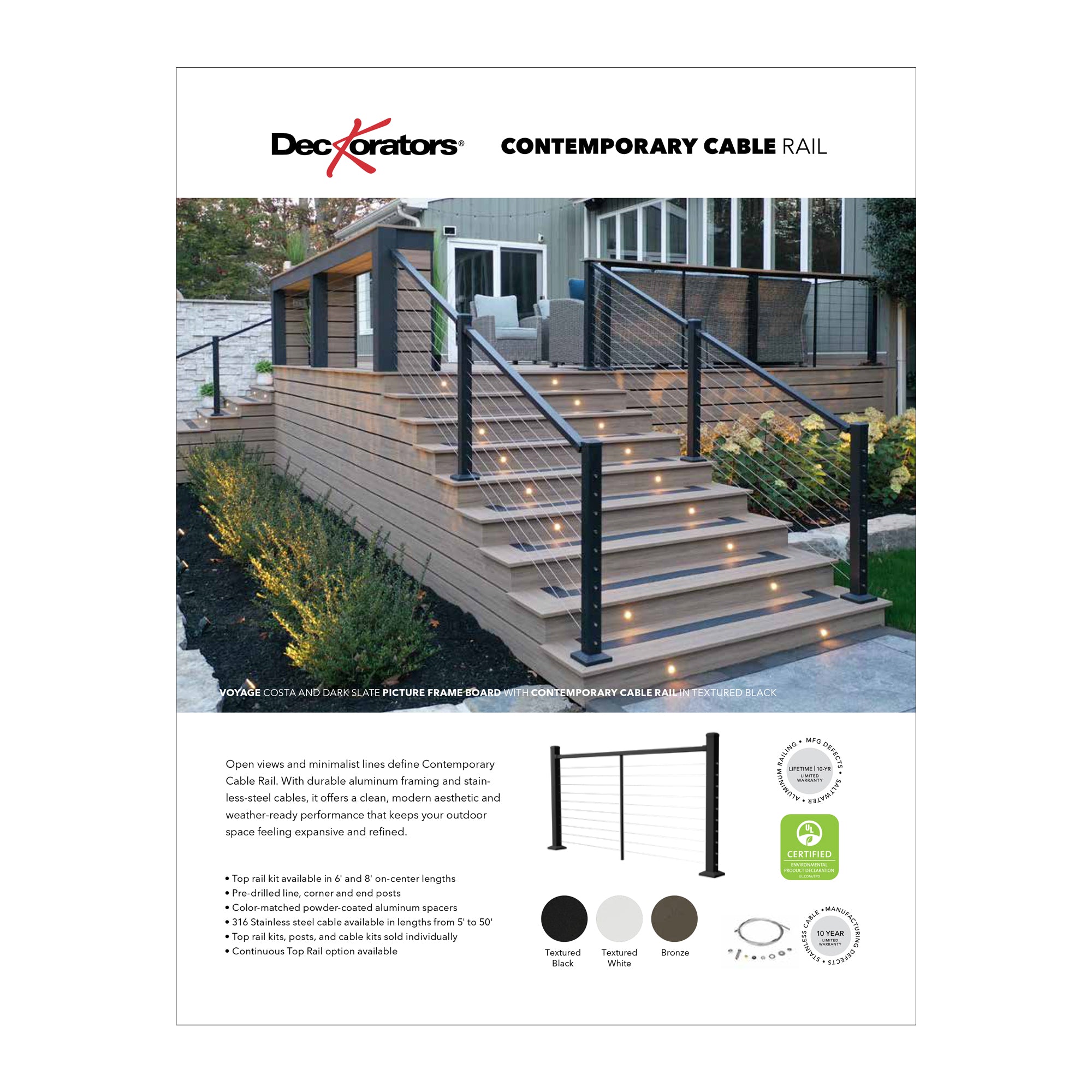 Railing Sell Sheets