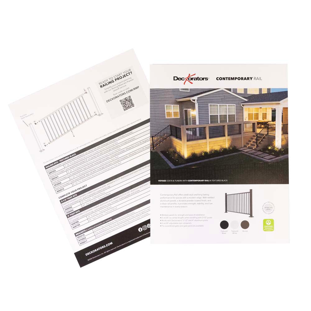 Railing Sell Sheets