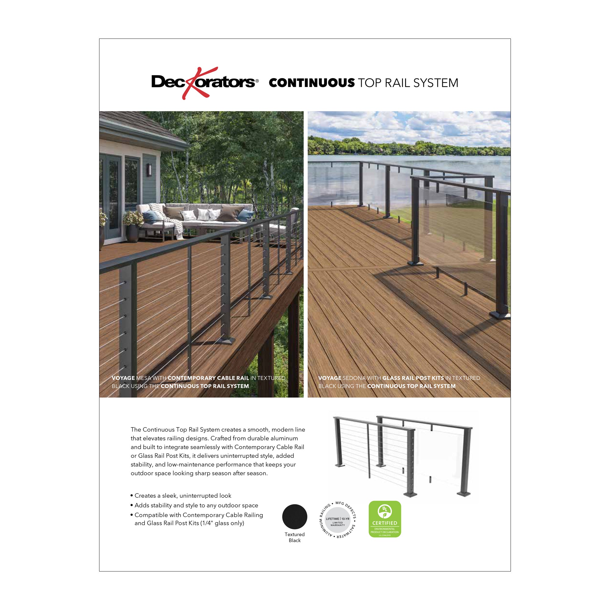 Railing Sell Sheets