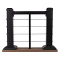 Deckorators Contemporary Cable Railing Tabletop Display in Textured Black