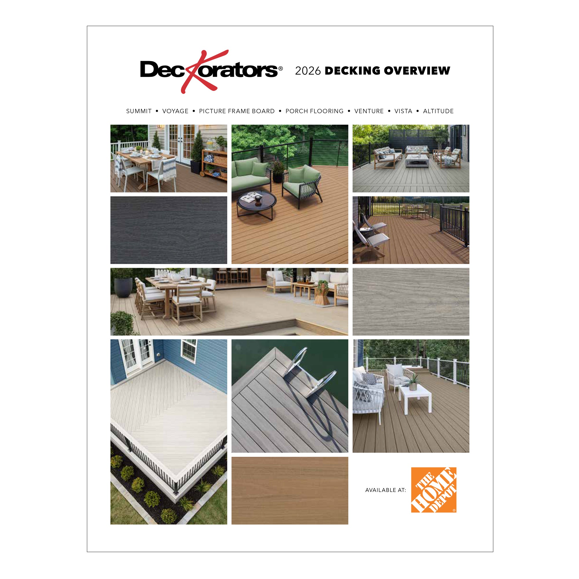 Home Depot Decking Overview Brochure