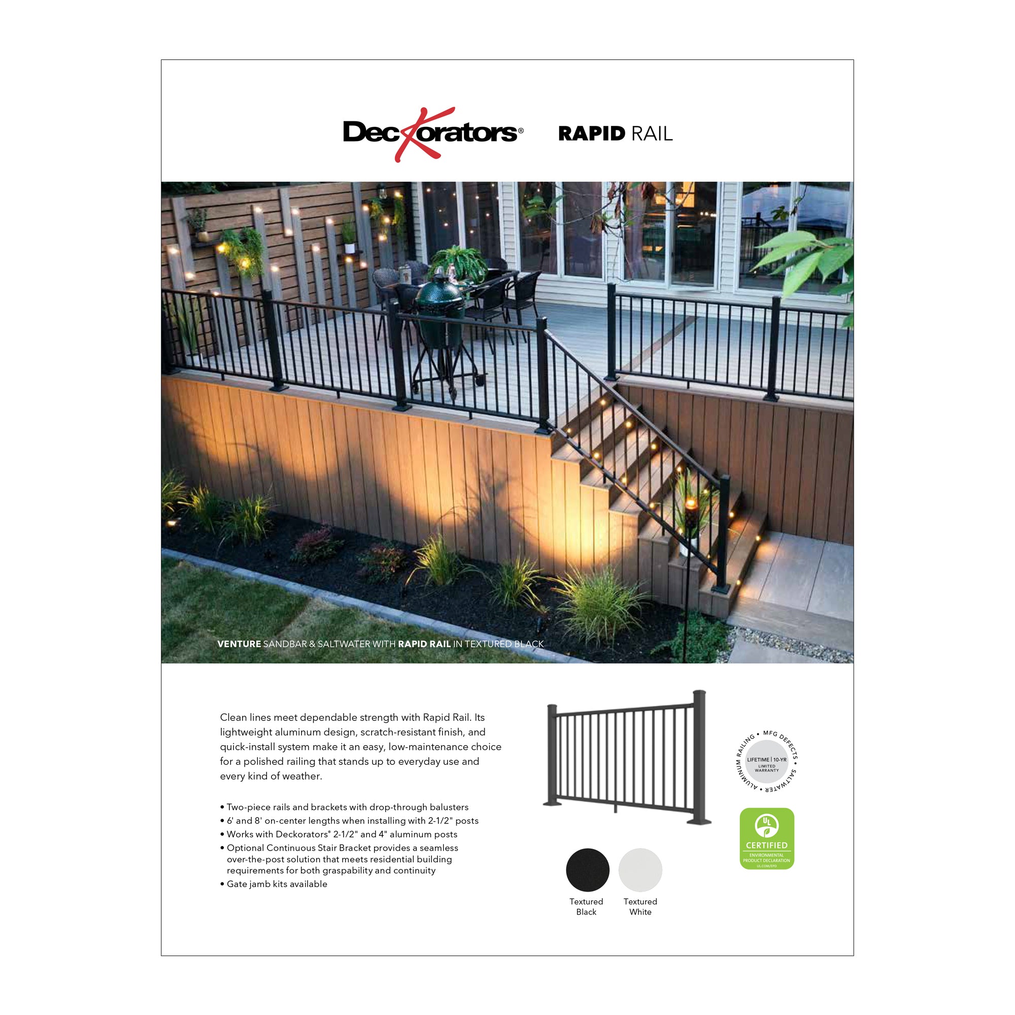 Railing Sell Sheets