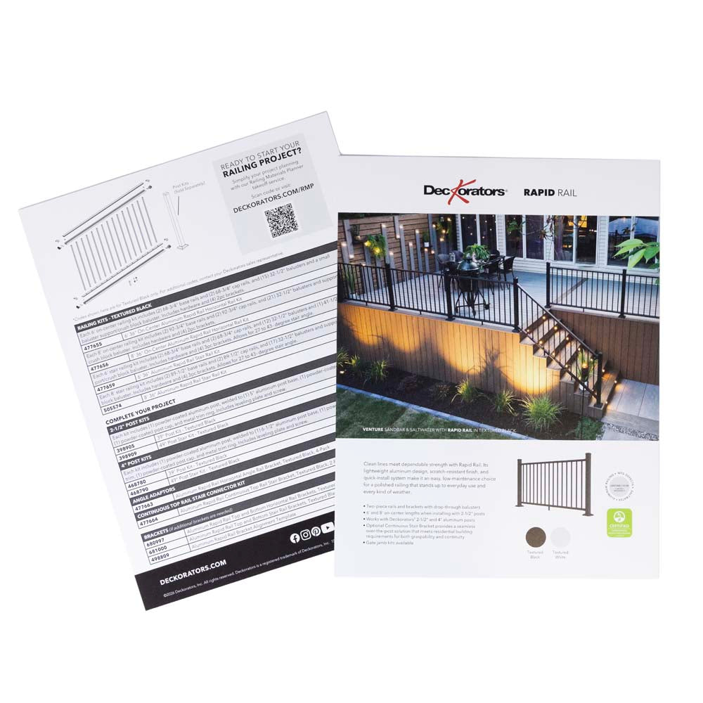 Railing Sell Sheets