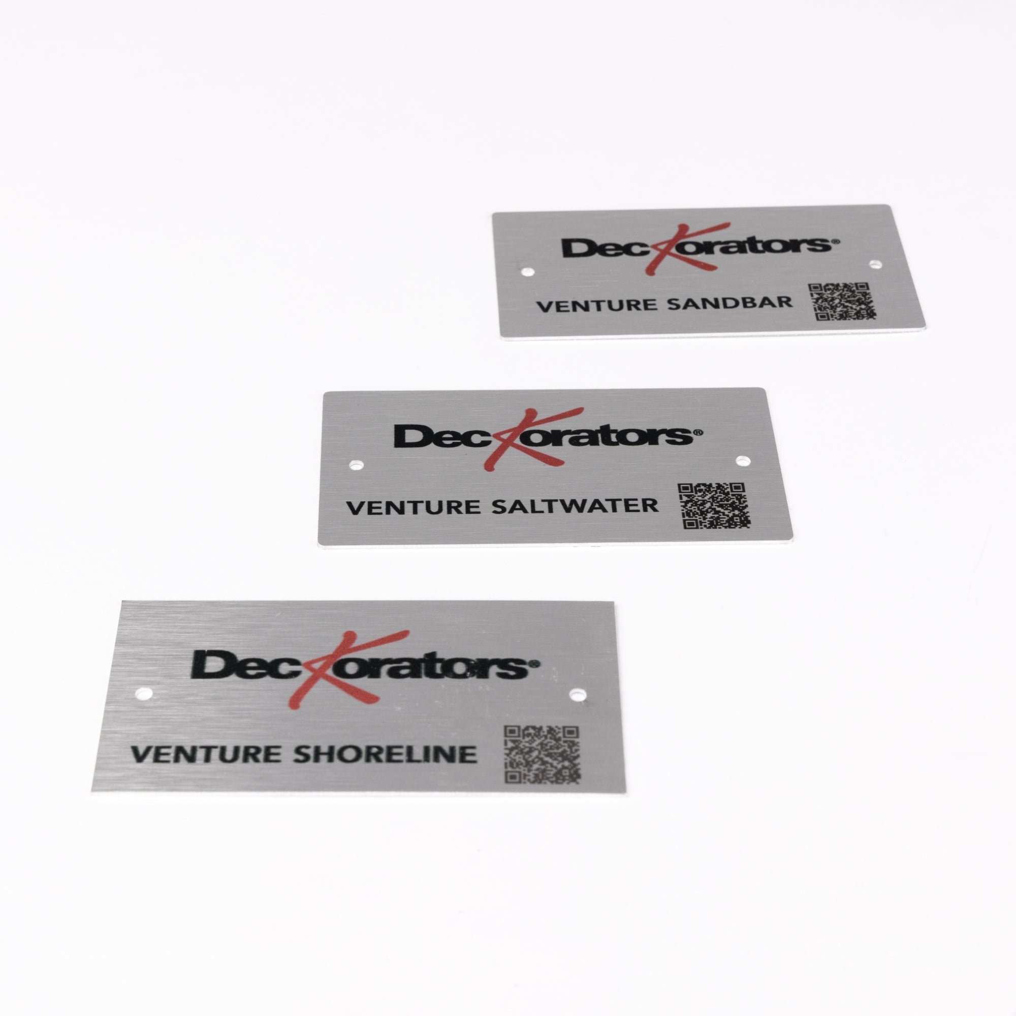 Decking Product Line Aluminum Plaque for Elite Display