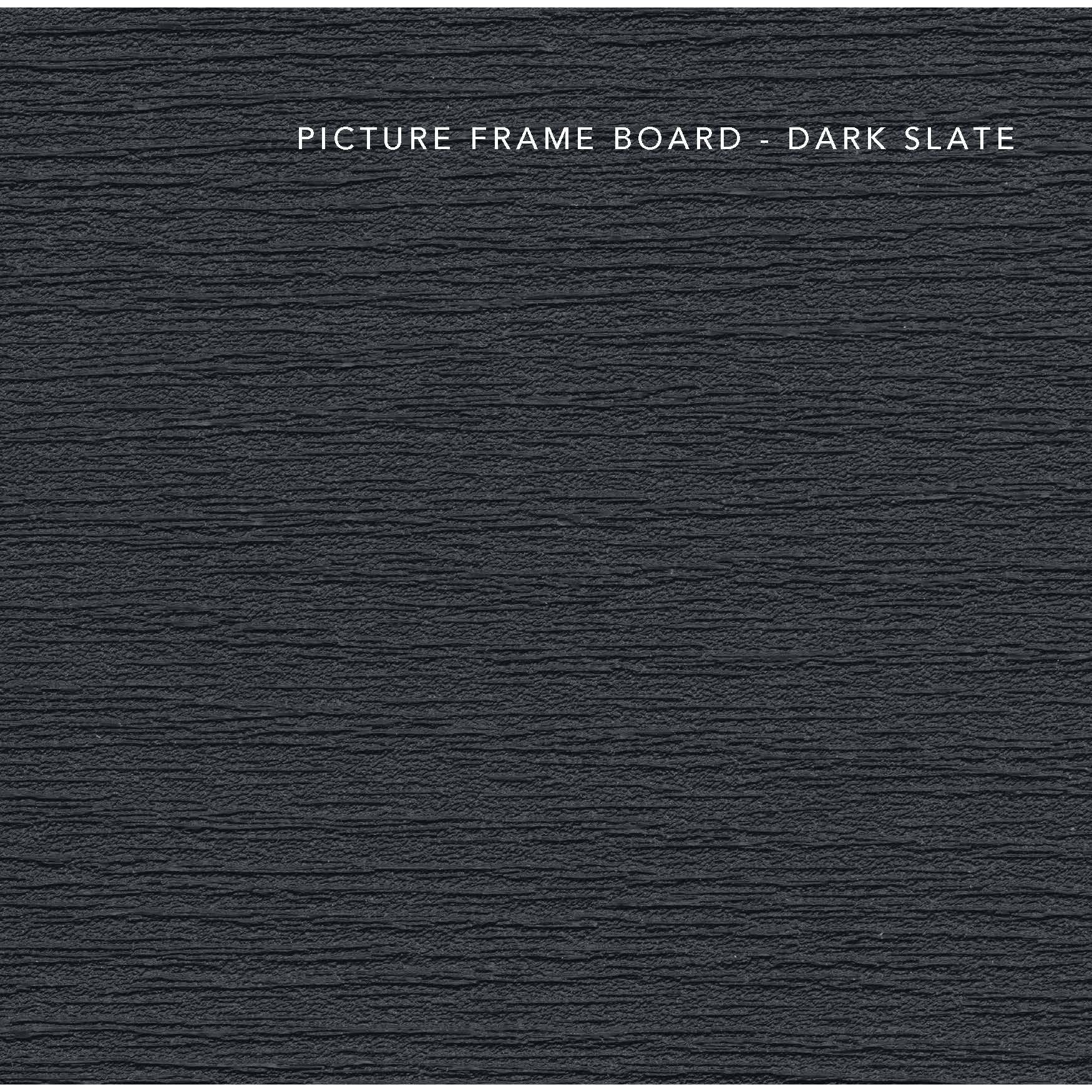 Picture Frame Board - Dark Slate Swatch Color Card