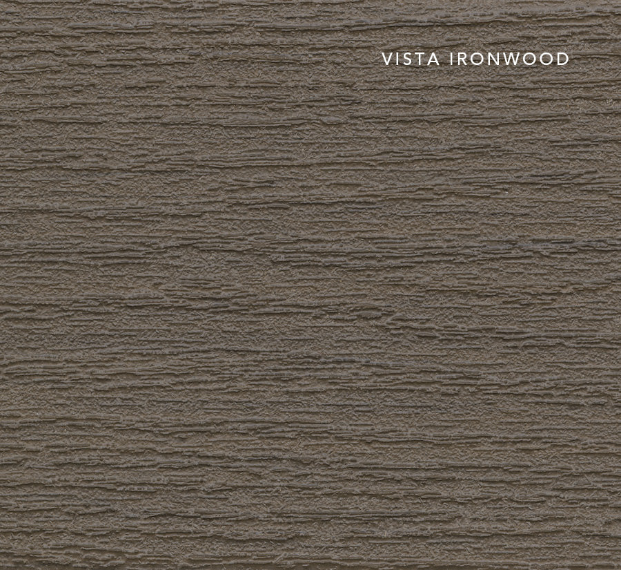 Vista Ironwood Decking Swatch Color Card